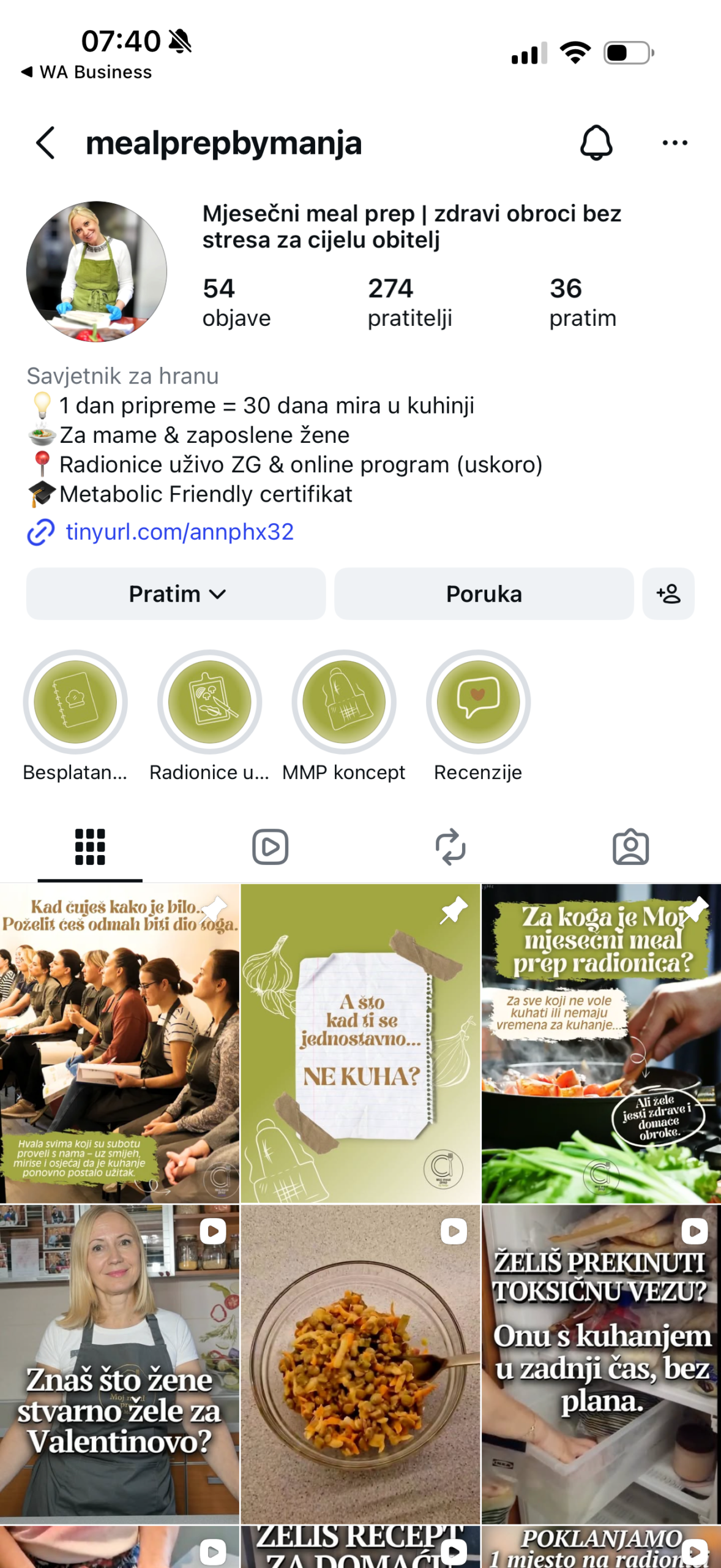 meal prep - prije